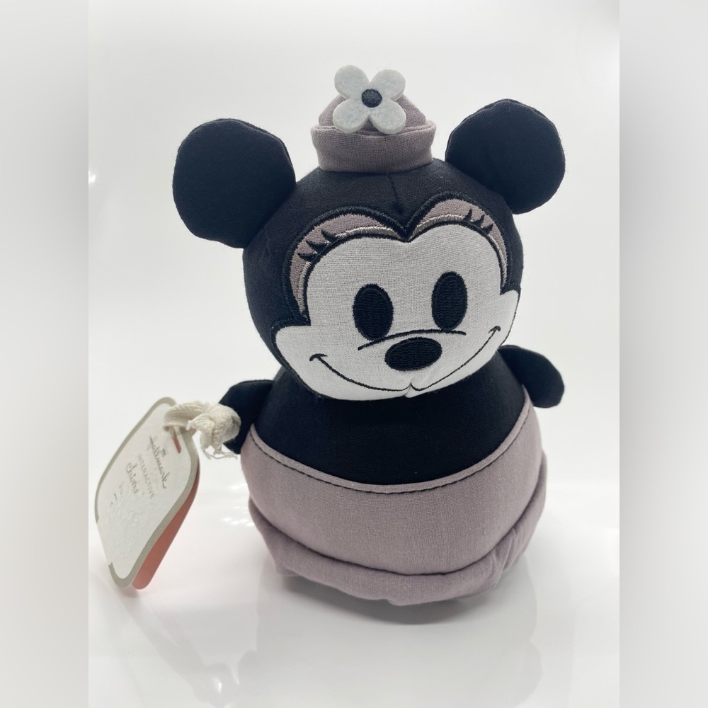 Hallmark Disney Baby Minnie Mouse Steamboat Chime wobble Toy Plush